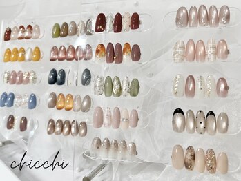 チッチ 直方店(CHiCCHi)の写真/定額デザインは20種類をご用意♪お好きなカラーに変更可能で自分好みのネイルに◎