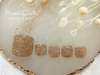 ネイルドール(Nail Doll)/フット 話題のフラッシュネイル