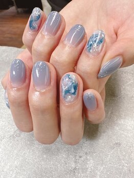 ネイルサロンファストネイルプラス 新宿店(FAST NAIL PLUS)/初夏ネイル2023【天然石】