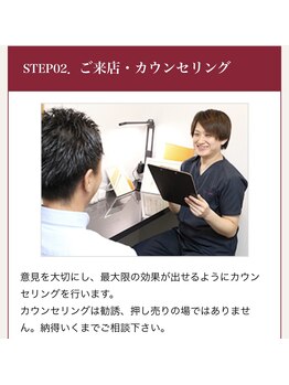 美容脱毛専門サロン エピラージュ 新宿店(Epilage)/カウンセリング
