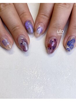 ウロネイルズ(ulo nails)/いろんなパープルデザイン
