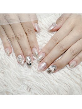 アート10本☆キラキラネイル