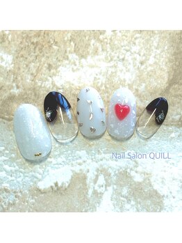 ネイルサロン クイル(QUILL)/2月ハート(1)