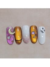 エムプラスネイル 新宿(M+Nail)/ハロウィンネイル