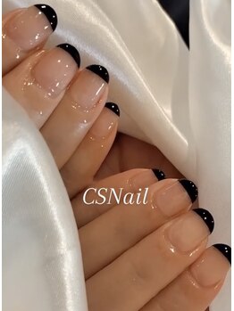 まっすぐフレンチネイル♪