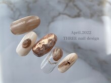 スリー(THREE)/Apr.2022/nail design