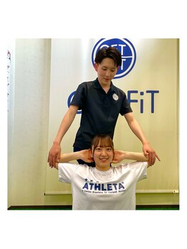 ゲットフィット 仙台富沢店(GET FiT)/トレーニング後のストレッチ１