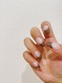 ジニーズ(JINNY'S) 自分のネイルはシンプルにカラーフレンチか、スキニーフレンチ♪