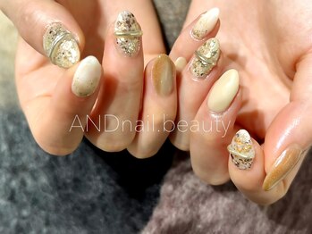 アンドネイル ビューティー(AND nail,beauty)/冬ネイル/キラキラネイル/藤沢