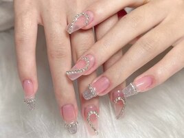 ハートチェンワンホンネイル