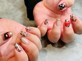 韓国発VALLANAILレオパード柄