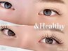 【&Healthy】新技術！パーマ×フラットラッシュ120本　¥11100