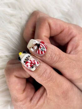 クリスマスネイル