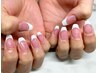 【控え目に言って可愛い♪】王道フレンチネイル