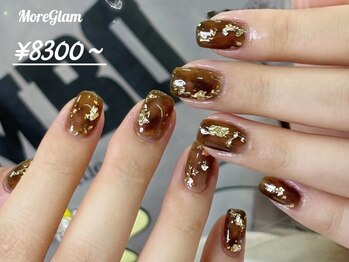 モアグラム 銀座店(More Glam)/べっこうネイル