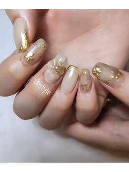 ユーズスタイル(U’style)/ぷっくりフラワーネイル