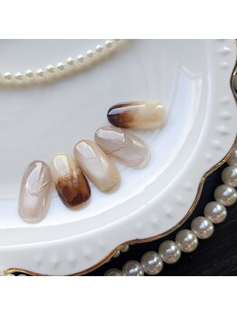 セプトネイル 函館店(SEPT NAIL)/11月 大人可愛いサンプル6,930円