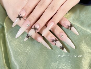 ウェーブネイルサロン'('Wave Nail salon)/持ち込みデザイン/フィルイン