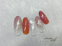 ウィズ 神戸(with)/グラデーション/塗りかけネイル