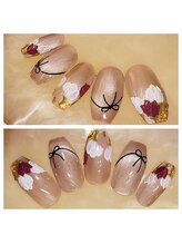 クララ(Kurara)/手描チューリップのマグネット