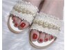 Foot 【★ソフトオフ無料】夏ネイル★フットワンカラー2色 ￥4,980