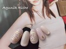 【押し花ネイル】