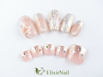 エリクサーネイル 鶯谷(Elixir Nail)の写真/ずっとオフ無料!!【定額カジュアル系300種以上★上品デザイン¥8980】爪にお悩みを持つ方必見!