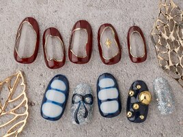 クリアネイル＆個性派ニュアンス