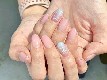 アンドシュシュネイル(&CHOU CHOU nail)/持ち込みアート