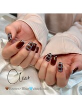 クリア なんば店(Clear)/ブラウン＆ブルーアレンジ