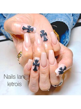 ネイルズ ラニ ル トロワ店(Nails Lani)の写真/今話題のクロスパーツございます♪駅直結施設内サロン(クオリティ重視の高技術)美しいフォルムで大満足◎