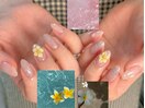 夏ネイル・フラワーネイル