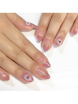 テラックス/くすみピンクフレンチ