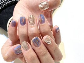 ミラーニュアンスネイル
