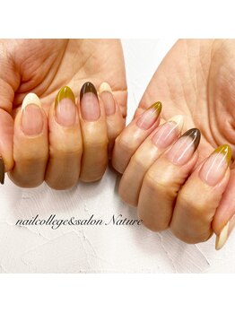 ネイルカレッジアンドサロン ナチュレ(nailcollege&salon NATURE)/フレンチネイル