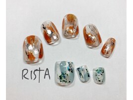 箔　ニュアンス　塗りかけ