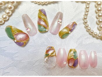 マグネットジュエルネイル♪