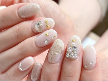 サロン ラーラフ(Salon)の写真/持込みデザインOK★300種類以上のパーツ品揃え◎色違いパーツもあるので貴方だけのdesignをお任せ下さい♪
