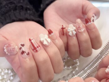 大垣ネイル/キラキラハートネイル♪