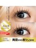 フラットマットラッシュ100本（アイシャンプー＆コーティング付）￥5500