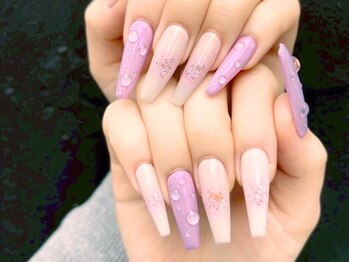 マーチ 新宿店(MARCH)の写真/持込OK！SNSで自慢したくなる指先に★写真のアートは【ご新規様 ¥6193～/リピーター様￥7293～】 