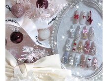 クリスマスネイルも是非お任せください♪