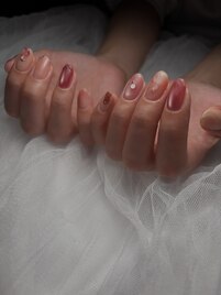 ニュアンスネイル　大人ネイル