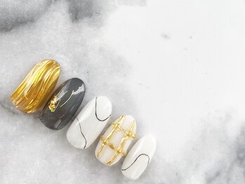 スリー(THREE)/Mar,2021/nail design