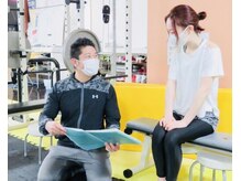 フクオカ加圧スタジオ アルファ 前原店(fukuoka加圧studio-α)の雰囲気（知識豊富なトレーナーが動き・姿勢をマンツーマンで指導します！）
