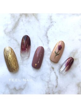 フィールネイル 天神橋店(feel nail)/くすみカラー/パウダー