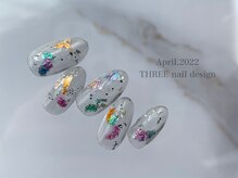 スリー(THREE)/Apr.2022/nail design