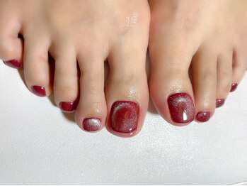 キラネイル アンド アイラッシュ by World Beauty(KIRA)/ワンカラーフット