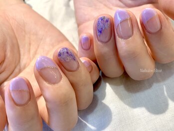 ネイルサロン ブリスト 新宿店(Nail Salon Blisst)/紫陽花フレンチ