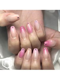 ピンクグラデーション